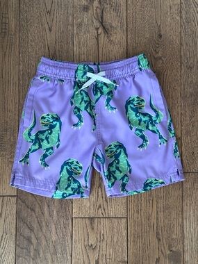 Sovereign Code Purple Dinosaur Swim Trunks size 4